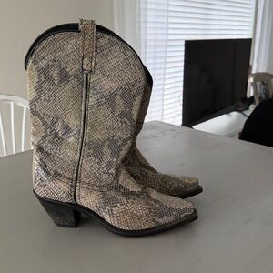 Snakeskin Cowboy Boots
